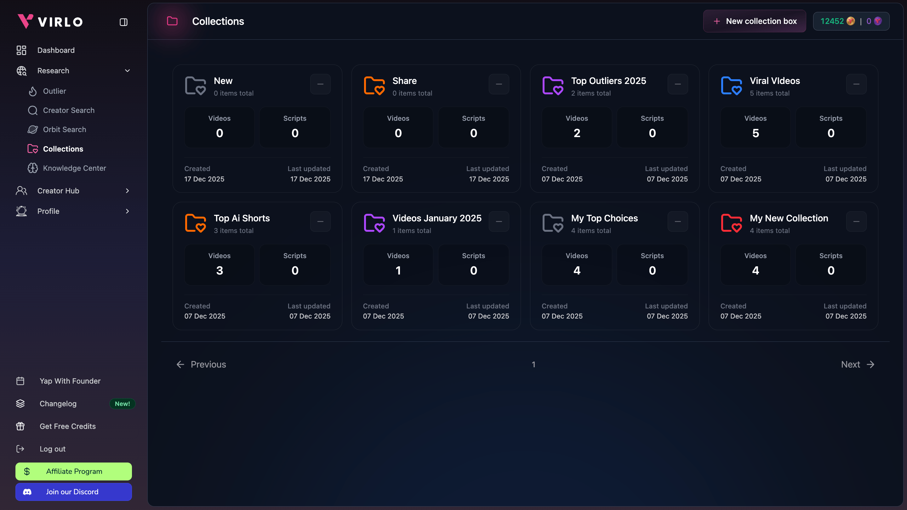 Smart Collections Dashboard Preview