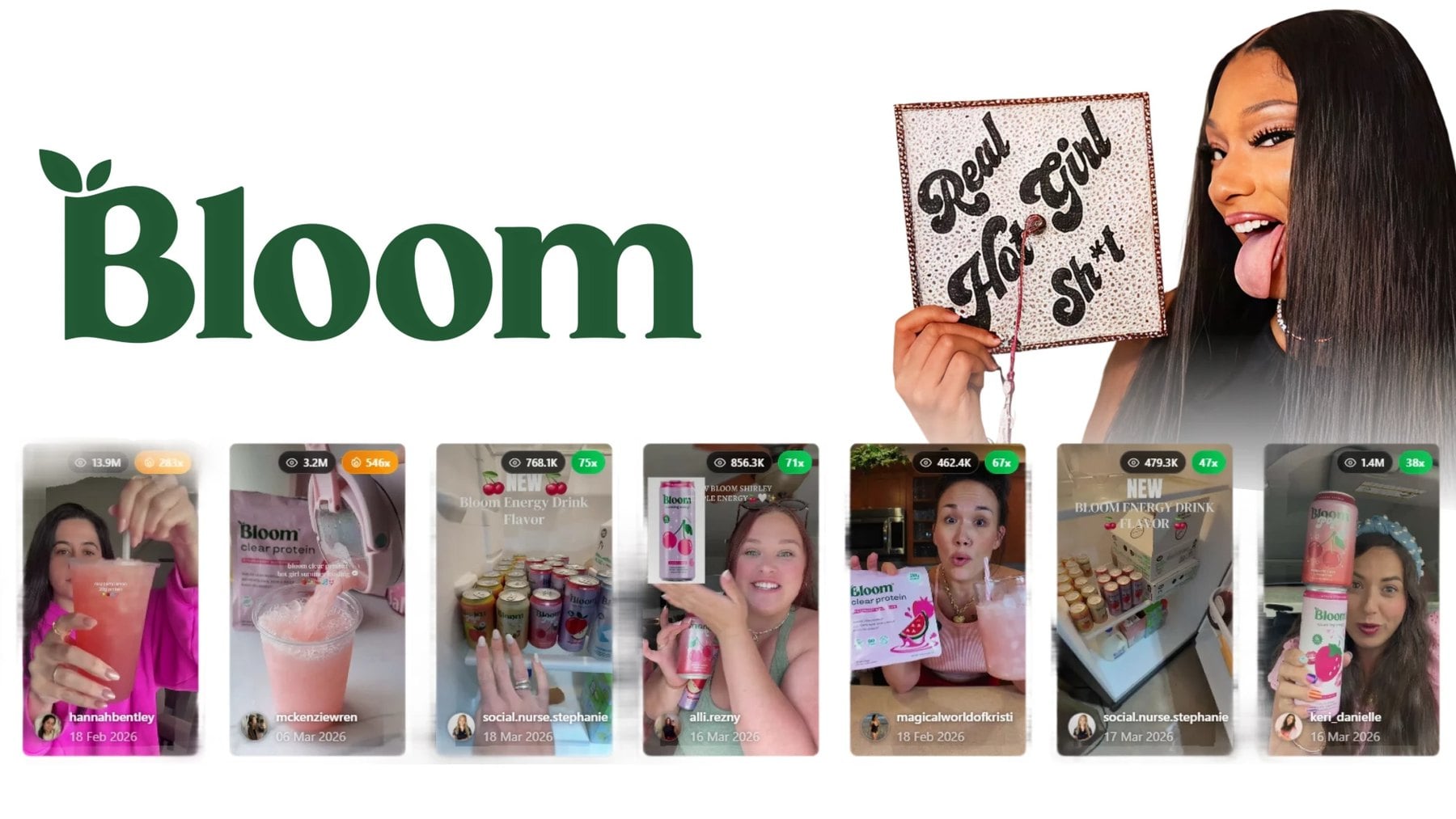 Bloom Nutrition outlier videos found by Virlo