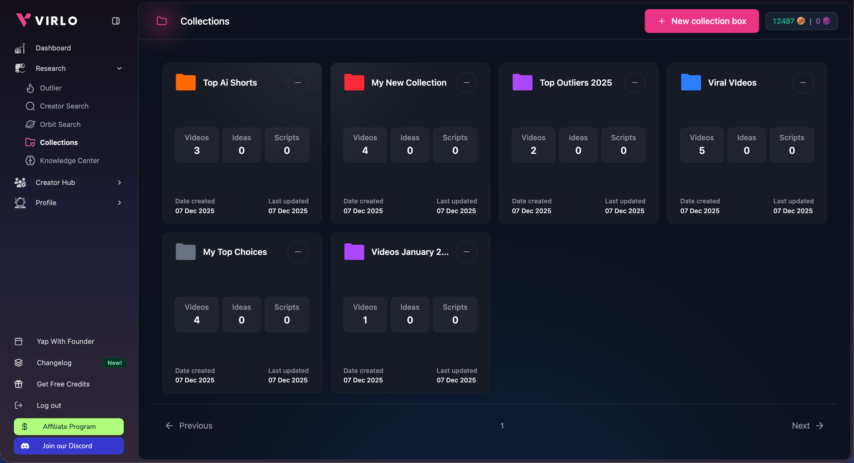Smart Collections Dashboard Preview