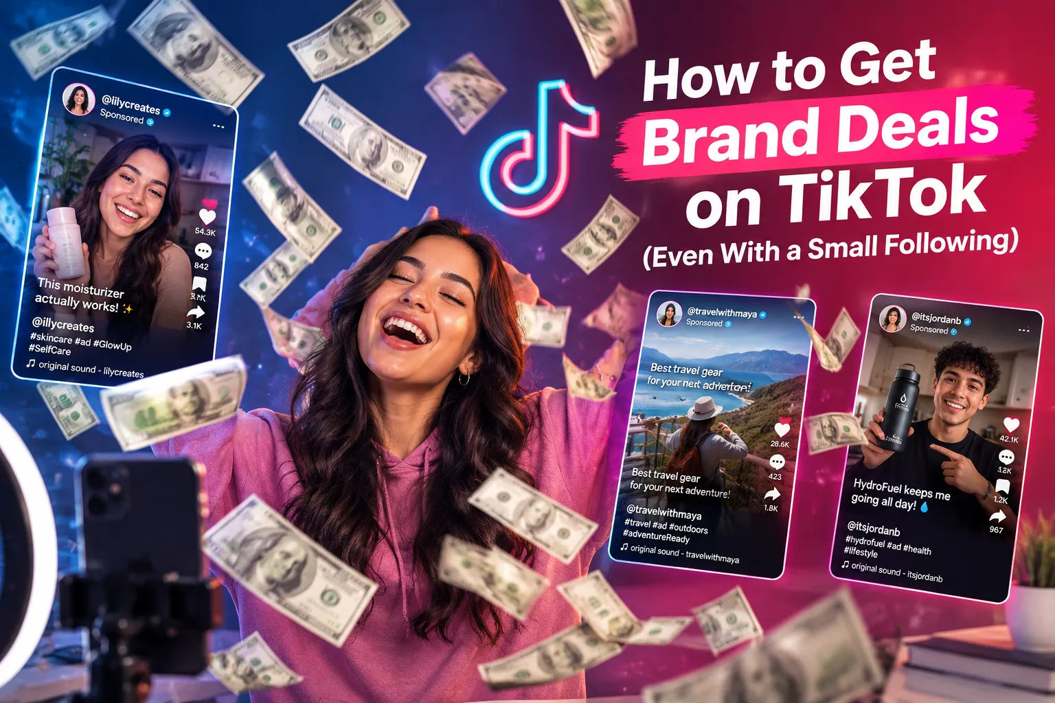 getting tiktok brand deals
