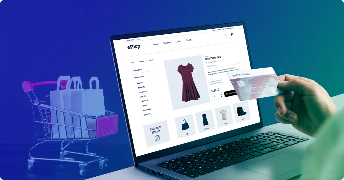 woman shopping